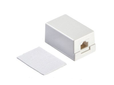 Розетка компьютерная внешняя 1хRJ45, неэкран, cat.5е, 110/Krone