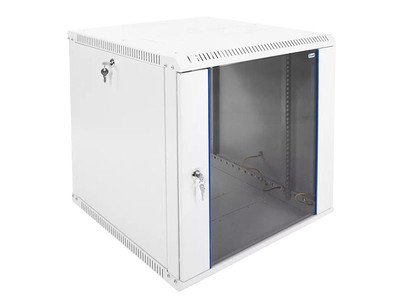 Шкаф телекоммуникационный настенный разборный (ЦМО) 12U, (600×650мм) (дверь стекло) ШРН-Э-12.650