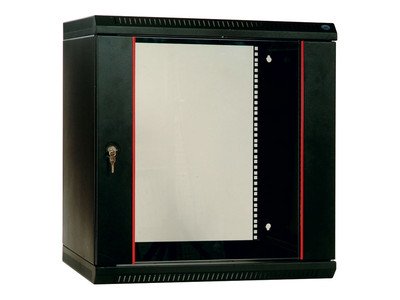 Шкаф телекоммуникационный настенный разборный (ЦМО) 12U, (600×650мм) (дверь стекло) ШРН-Э-12.65