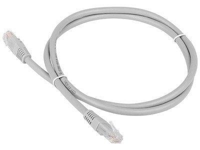 Патч-корд LANMASTER UTP, вилка RJ-45, кат.5е, ПВХ, 0.5м