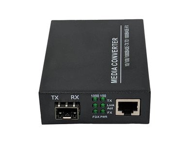 Медиаконвертер OR-MC-SFP-1000 (1000 Мбит, RJ45, SFP, внеш. БП)