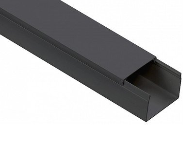 Кабель-канал 40x16мм чёрный ЭЛЕКОР (2м)