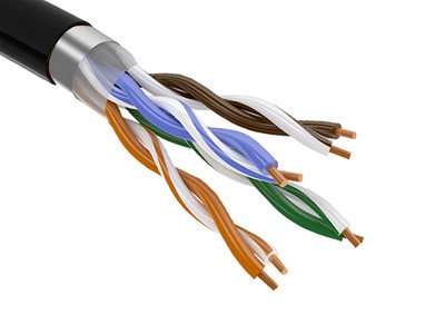 Кабель Optimus RJ-45 FTP экранированный уличный (F5e-4x2x0.51 Cu (OUT) (outdoor)
