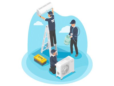 Установка сплит системы